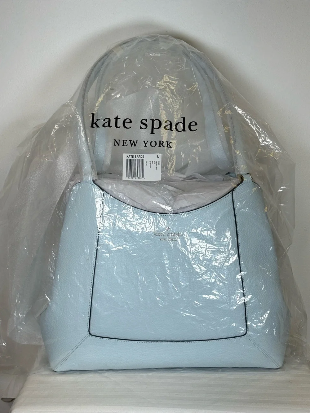 New! Kate Spade ‘Lena’ Large Triple Compartment Pebbled Leather Shoulder Bag